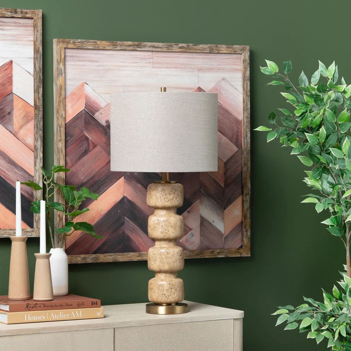 Dreamstone Column Table Lamp