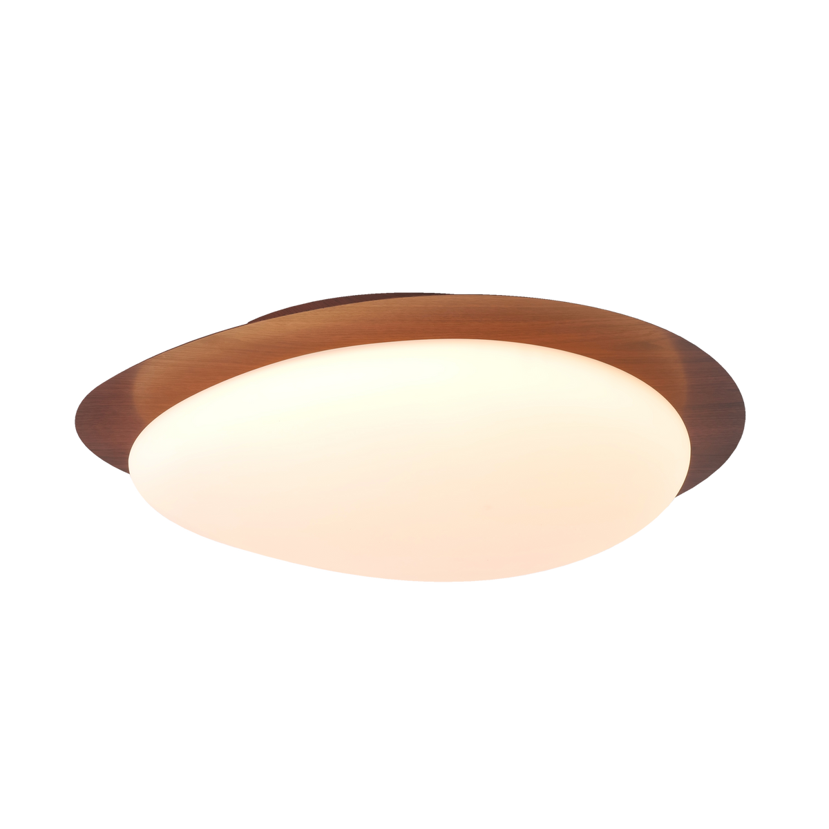 Saturn Skies (White/Wood) Ceiling Light