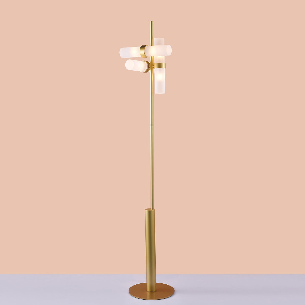 Across The Ocean (Gold ) Floor Lamp