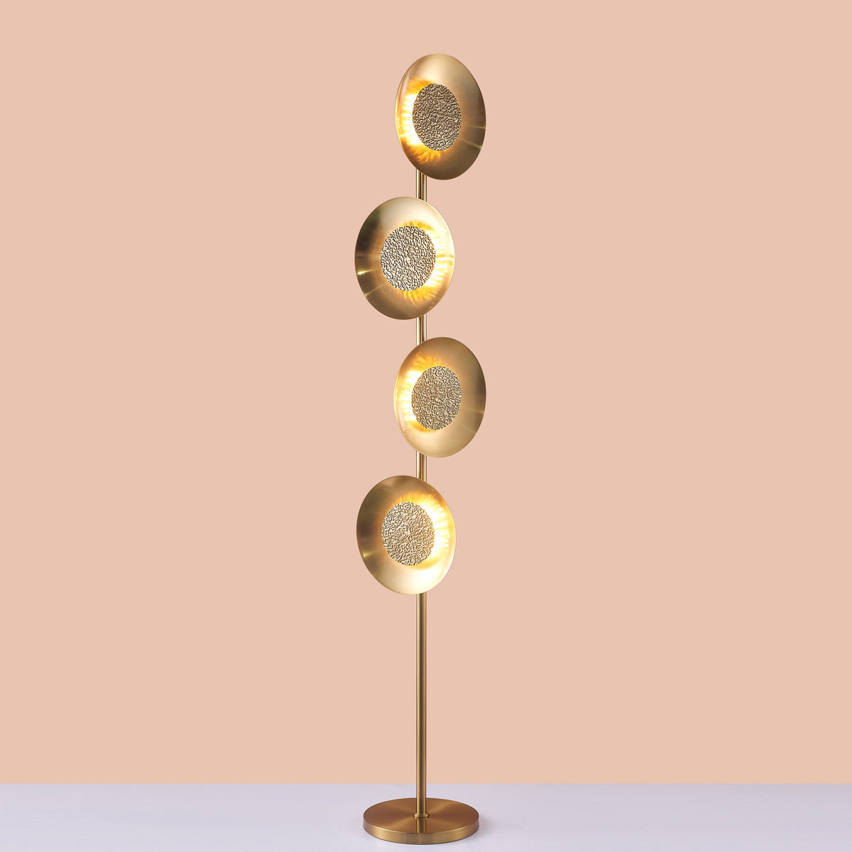Uphold and Honor (Gold ) Floor Lamp