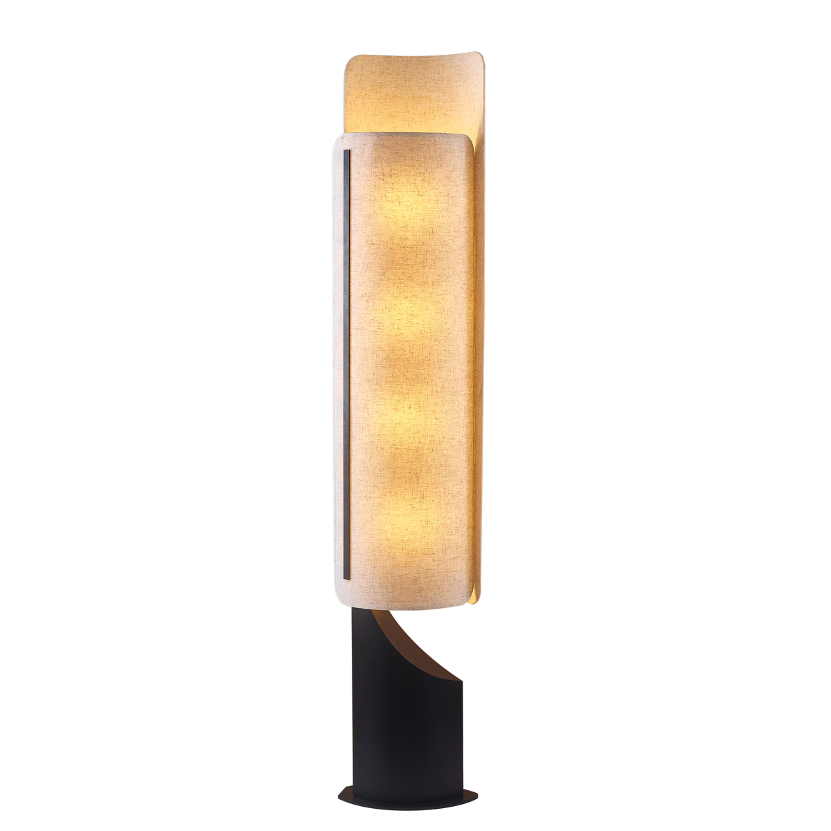 Work To Work (Black/Brown) Floor Lamp