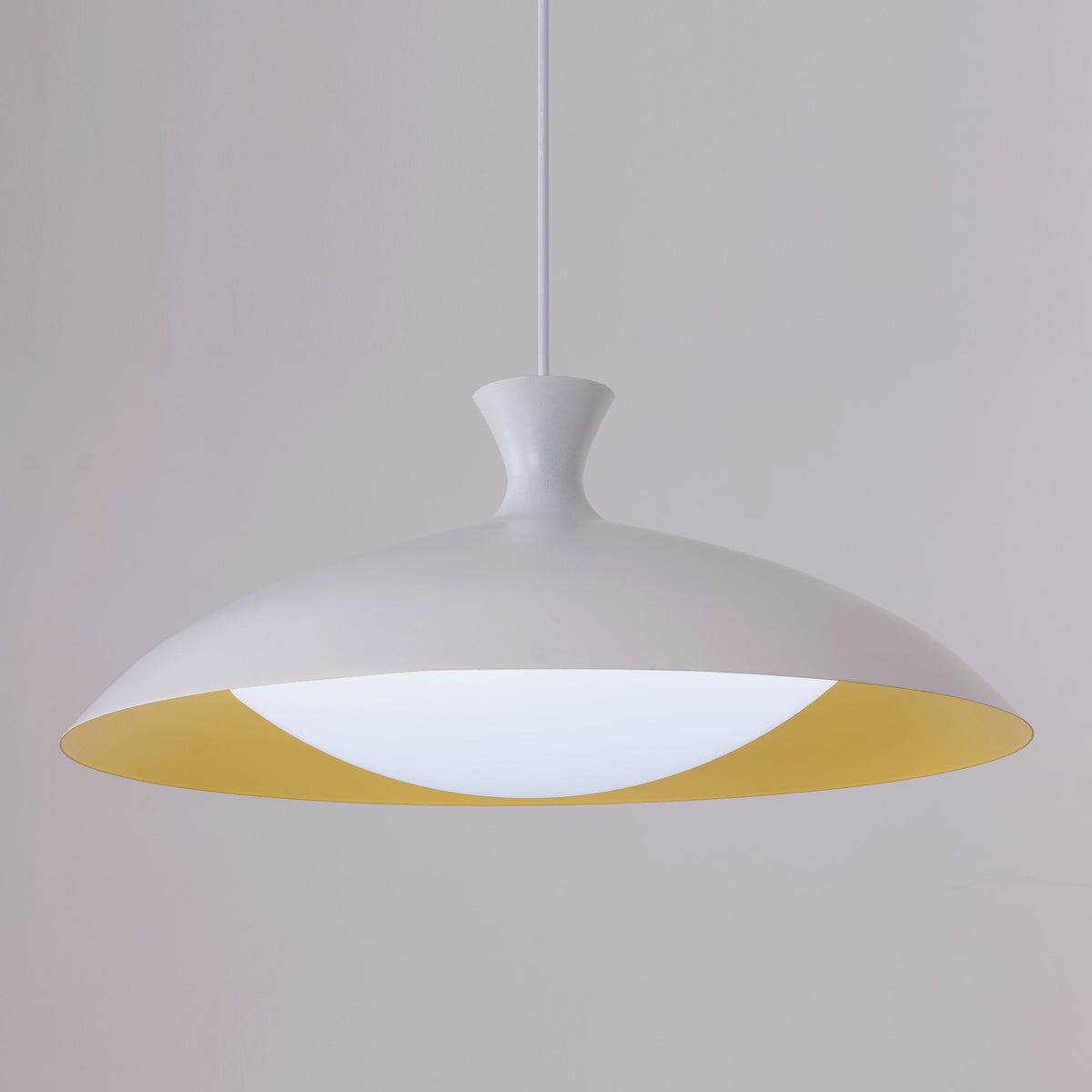 Angle Island (White/Yellow) Pendant Light