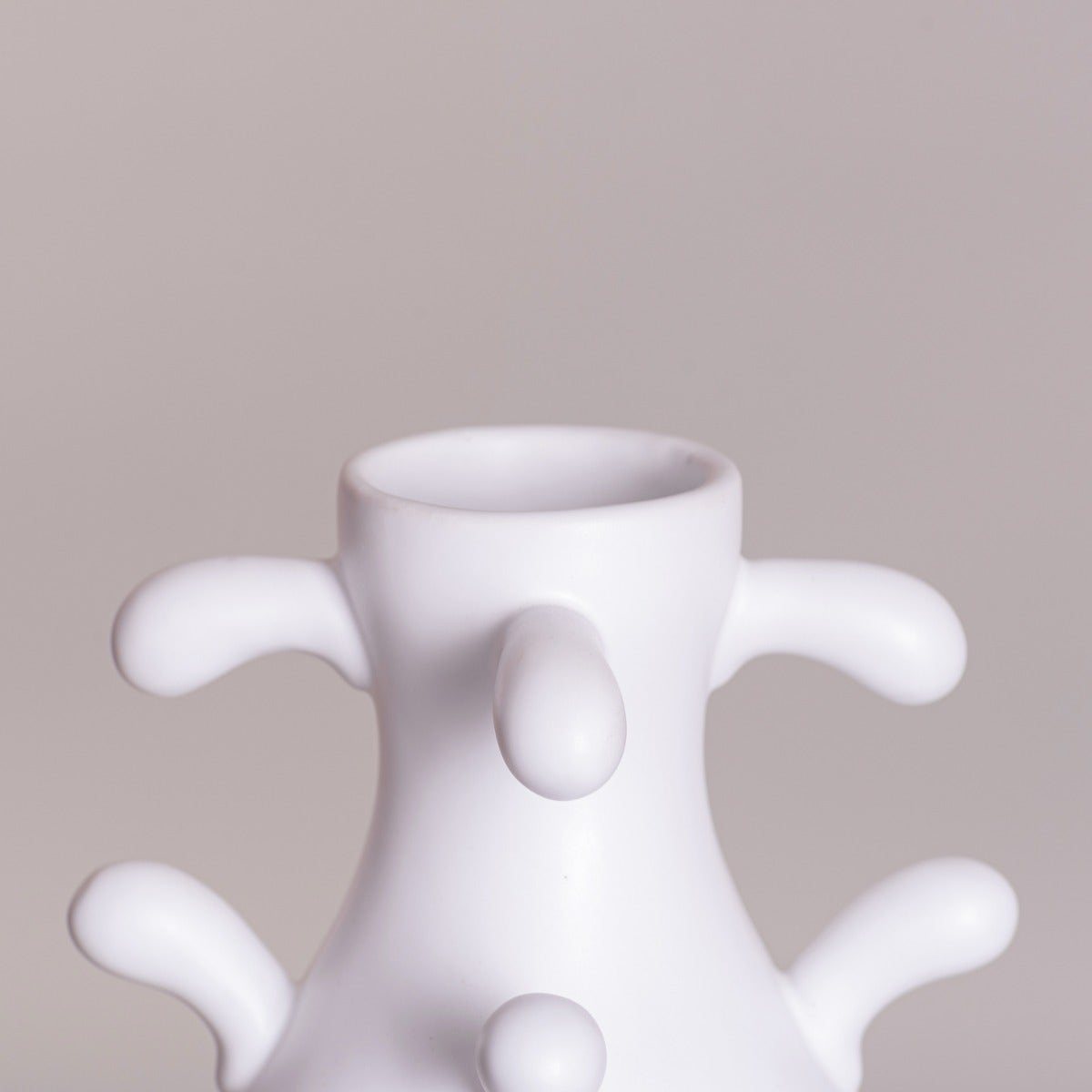 Desert Drive (White) Ceramic Vase
