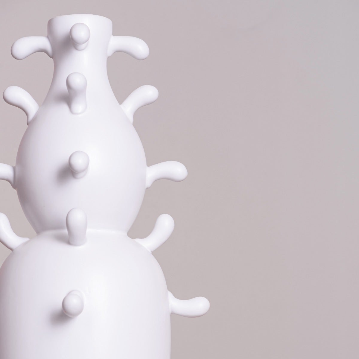 Desert Drive (White) Ceramic Vase