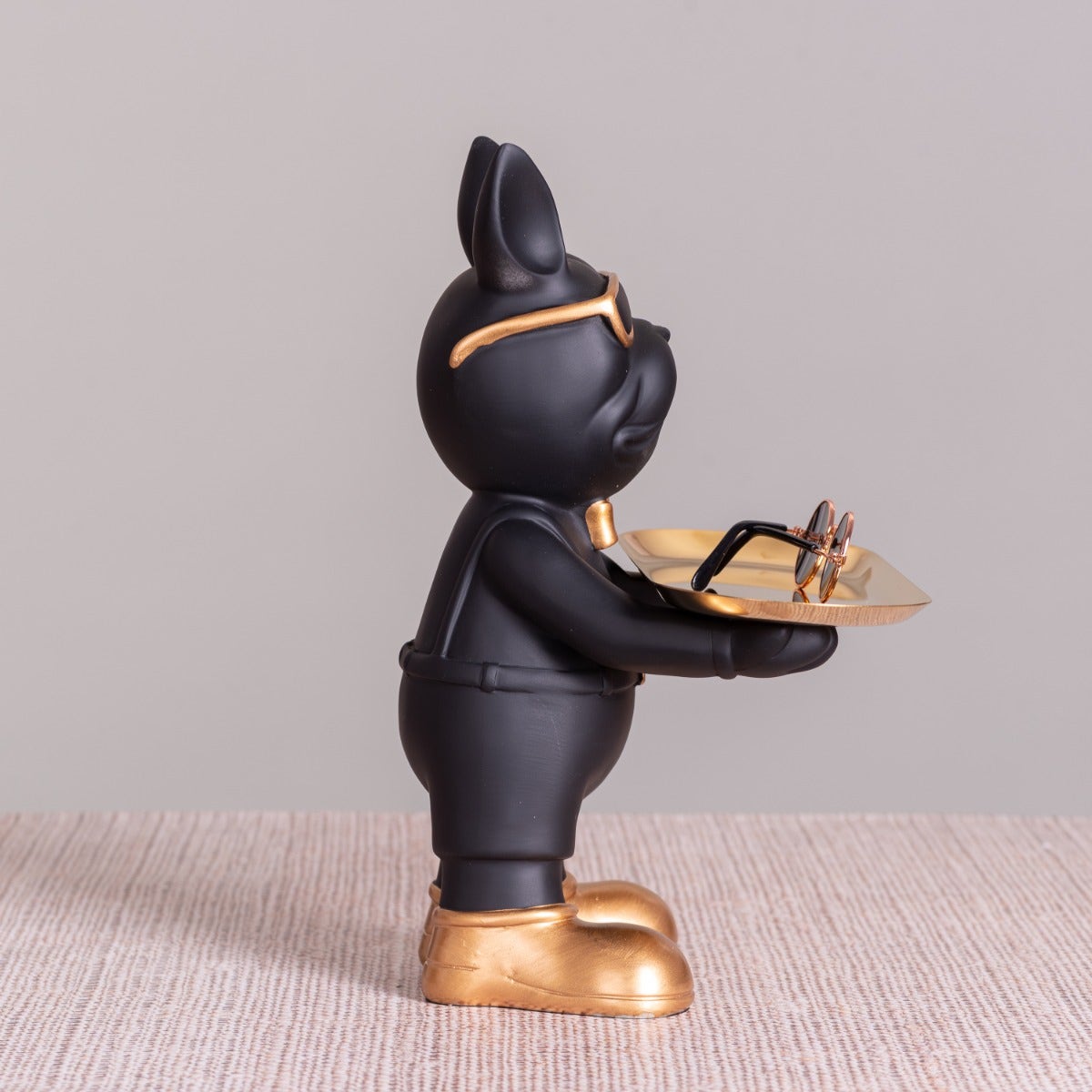 Swag Life (Black, Gold) Home Decor Tray