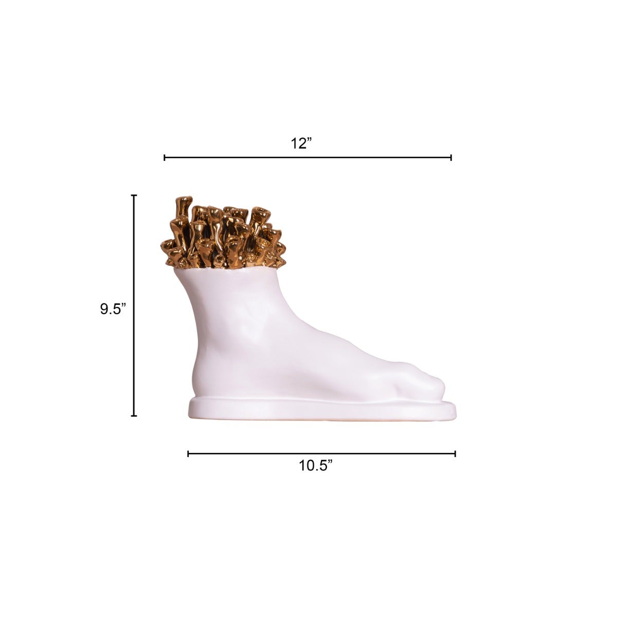 Perfect Pair (Gold/ White) Ceramic Home Decor