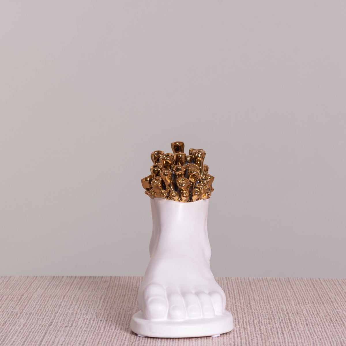 Perfect Pair (Gold/ White) Ceramic Home Decor