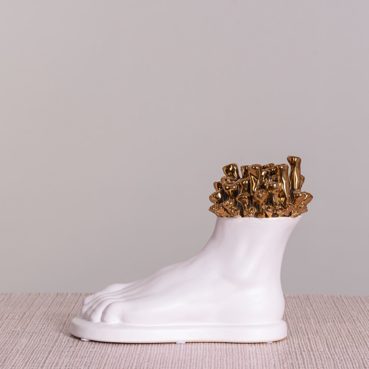 Perfect Pair (Gold/ White) Ceramic Home Decor