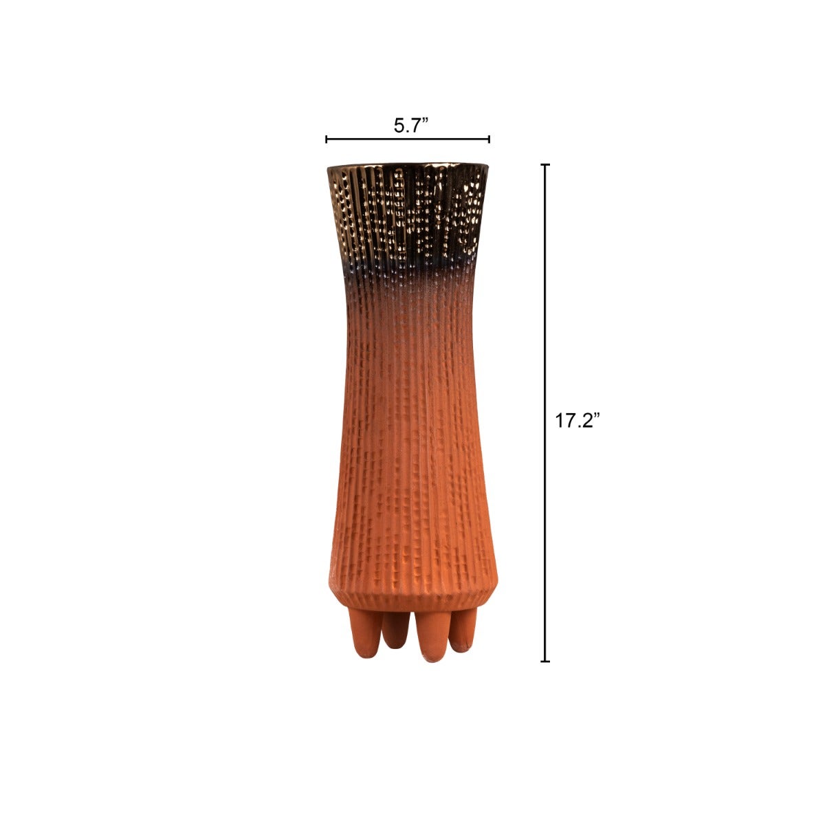 Grown Up (Brown) Ceramic  Vase