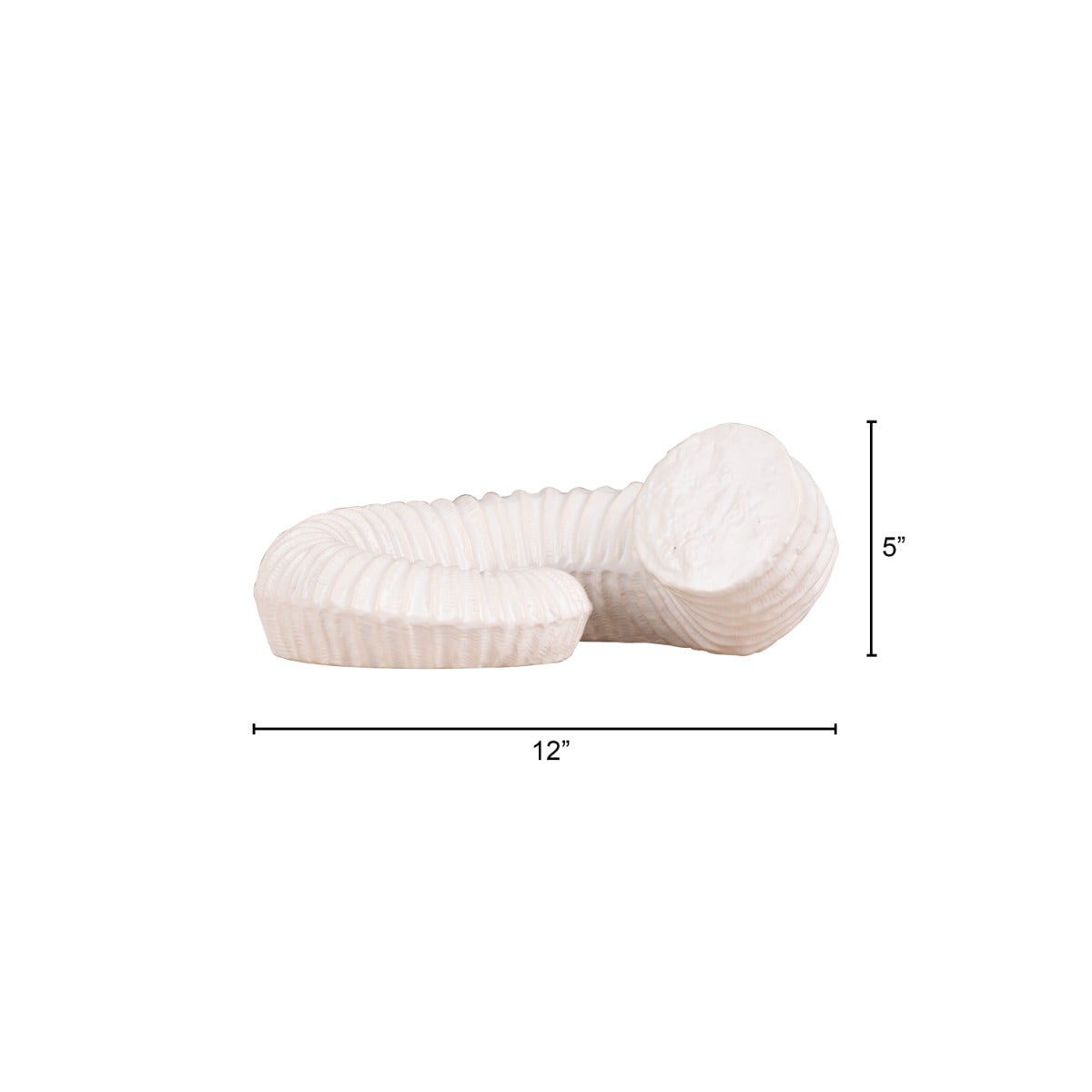 Snails Pace (White) Ceramic  Home Decor