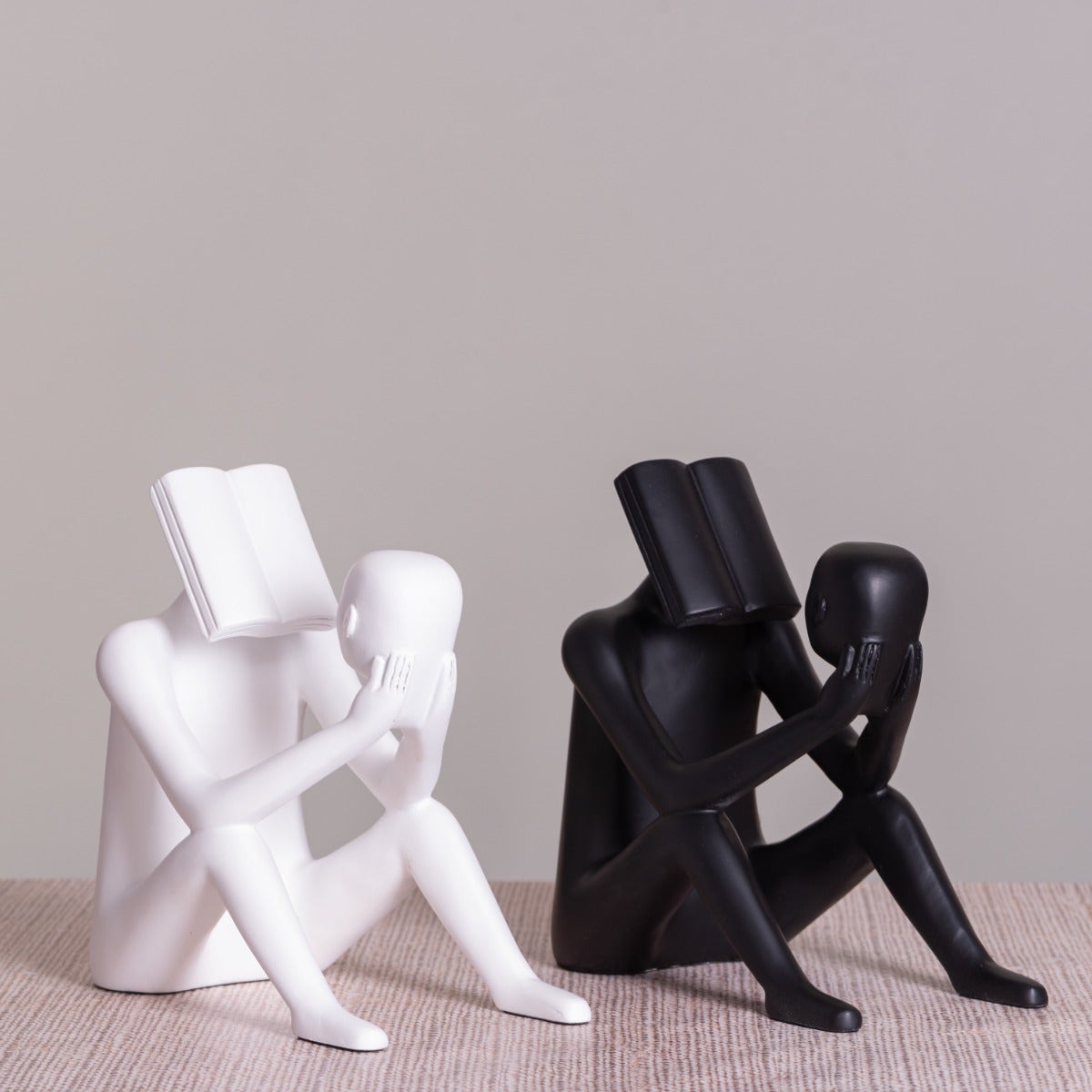 Read To Me (Black ) Resin  Home Decor