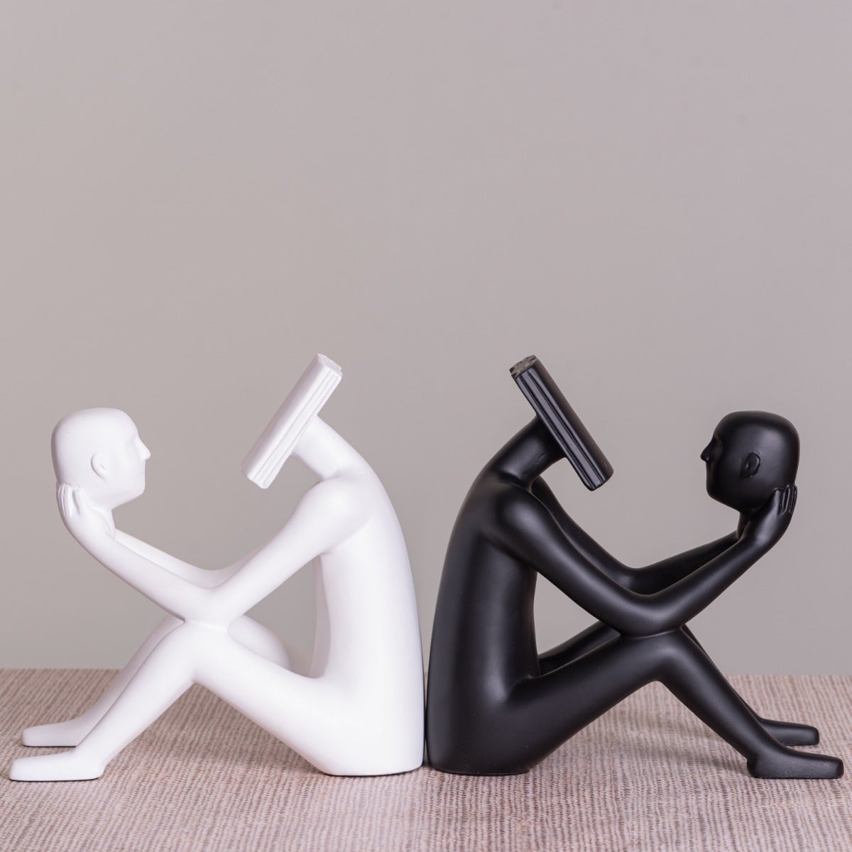 Read To Me (Black ) Resin  Home Decor