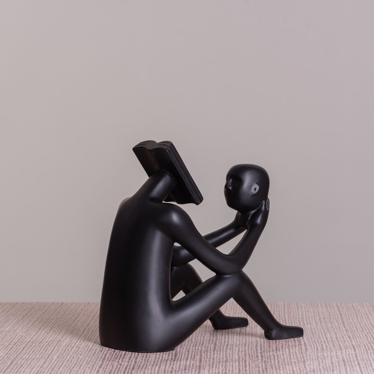 Read To Me (Black ) Resin  Home Decor
