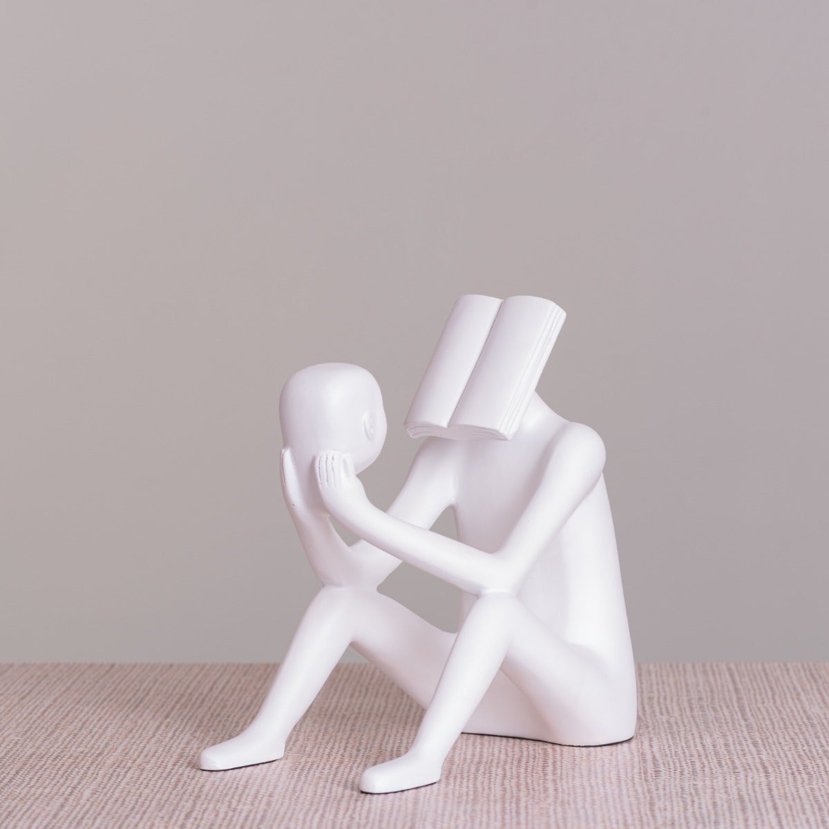 Read To Me (White) Resin  Home Decor