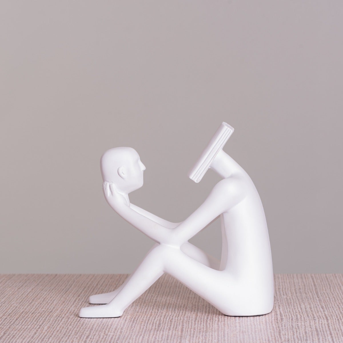 Read To Me (White) Resin  Home Decor