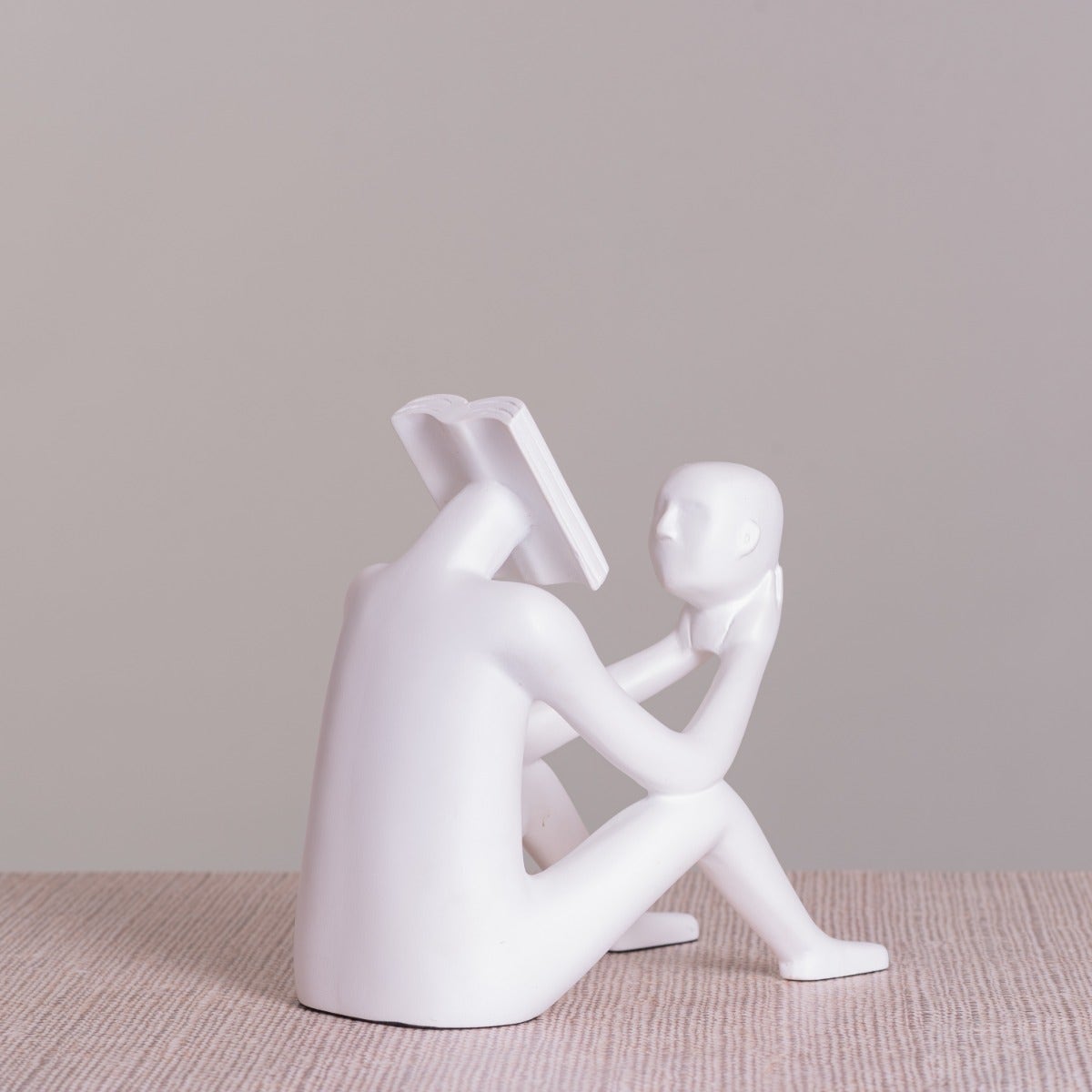 Read To Me (White) Resin  Home Decor