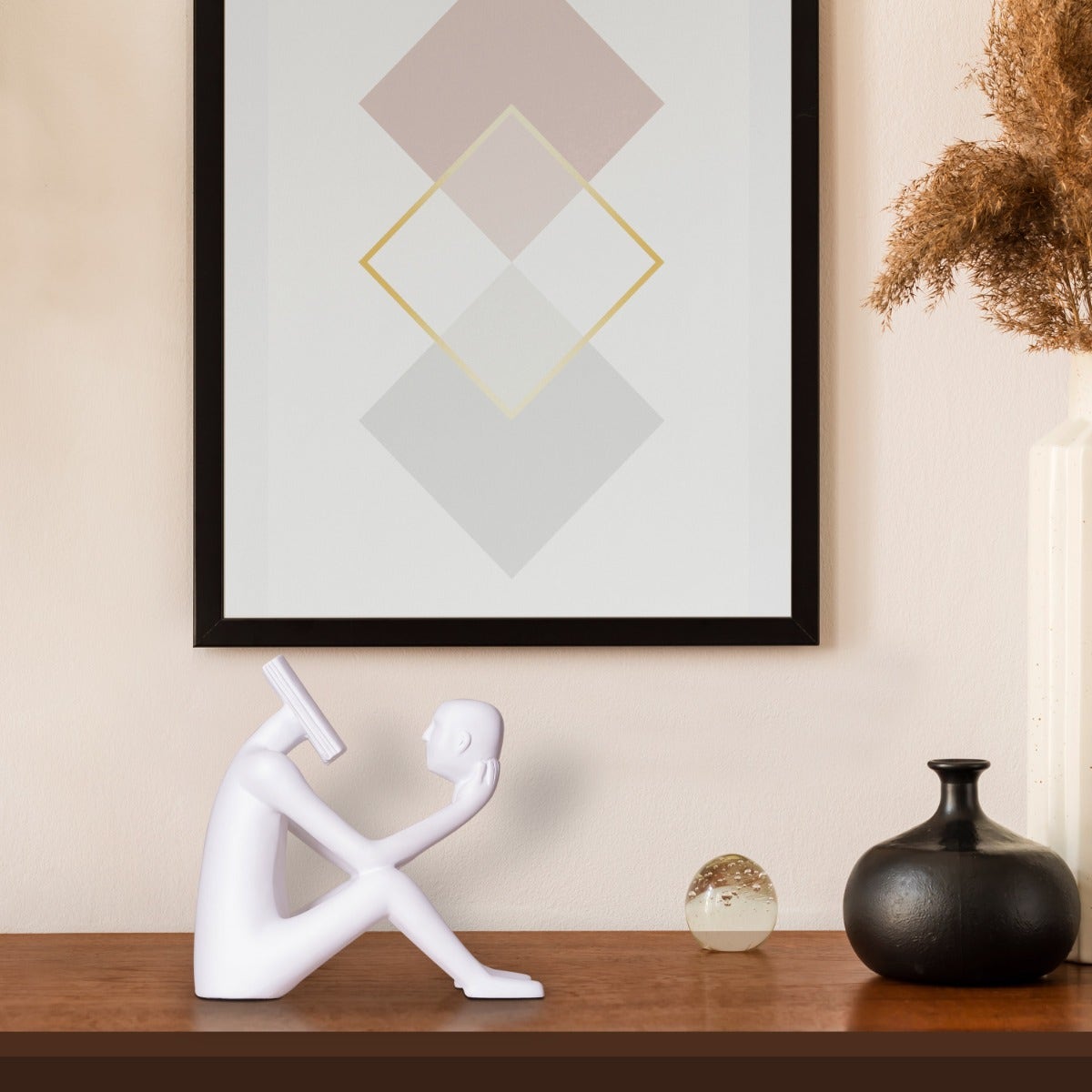 Read To Me (White) Resin  Home Decor