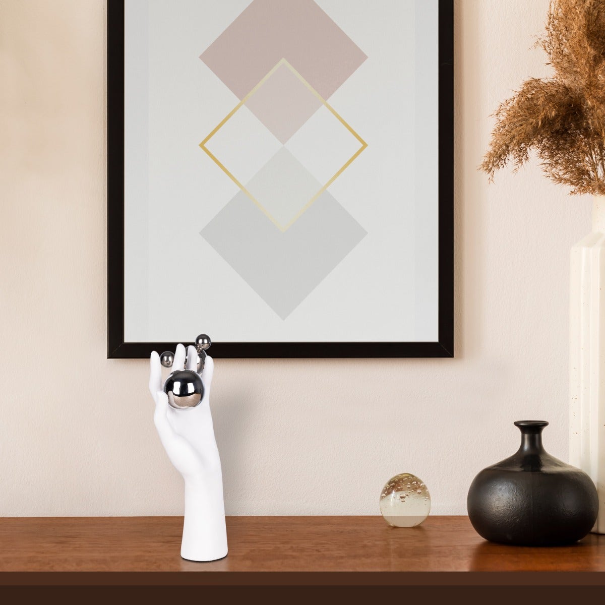 Illusionist (Large, White) Resin Home Decor