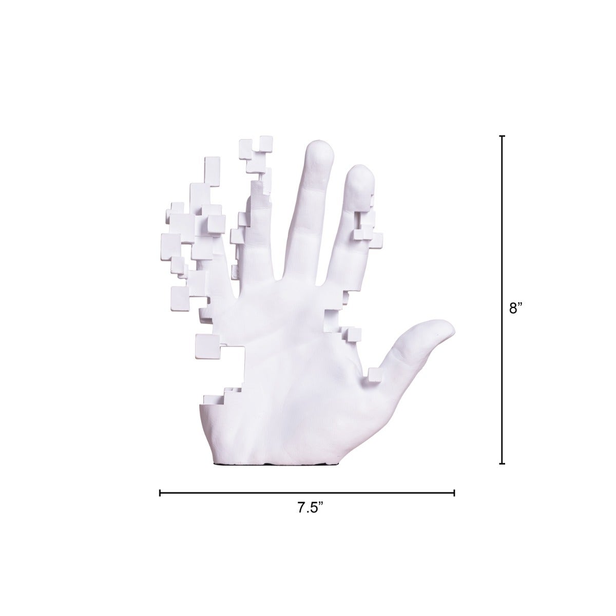 Unlocked (Small, White) Resin  Home Decor