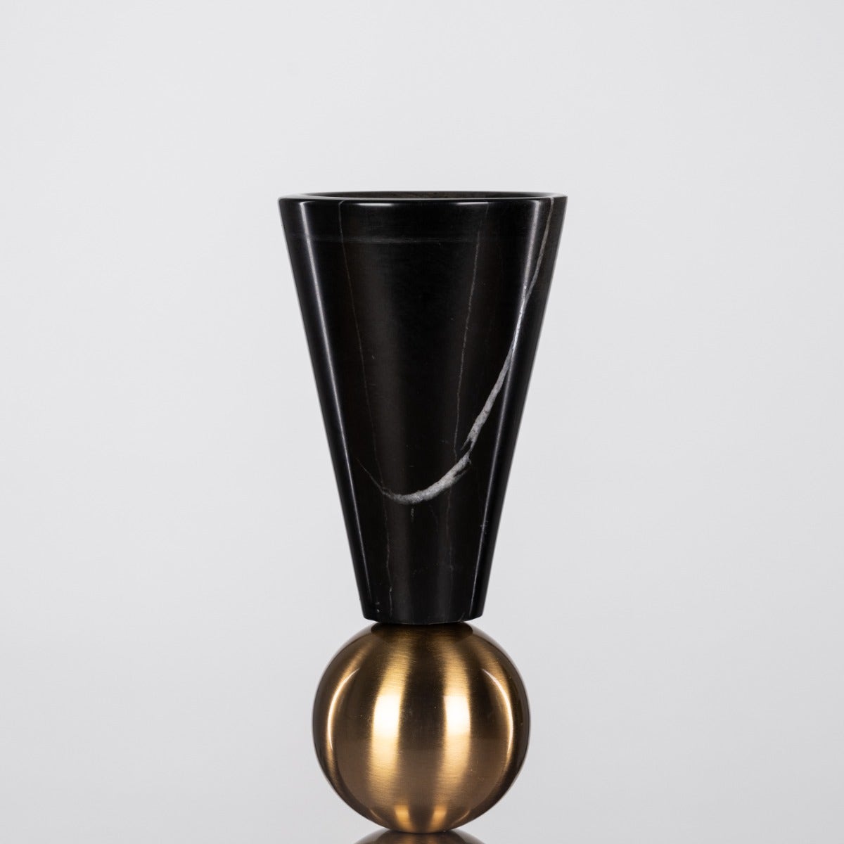 Glow Getter Double (Black) Marble Candle Holder