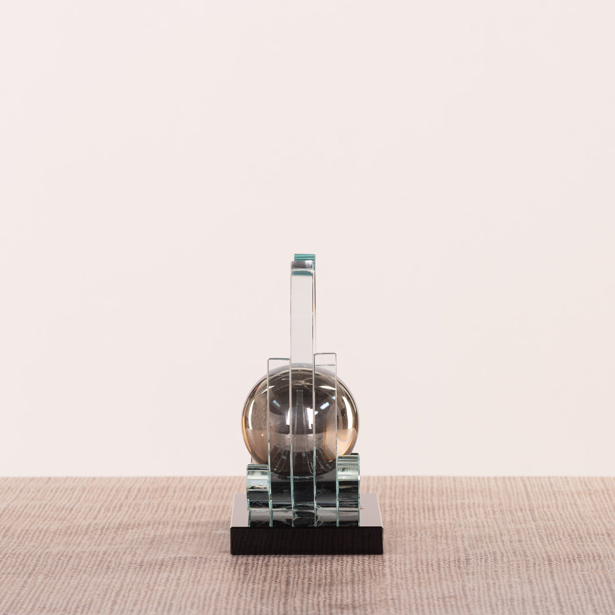 The Long Night (Chrome, Black) Glass Home Decor