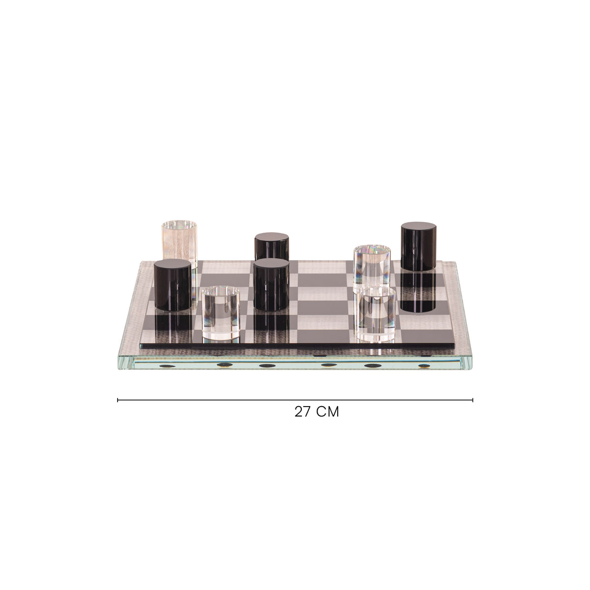 Making Moves (Clear, Black) Glass Home Decor