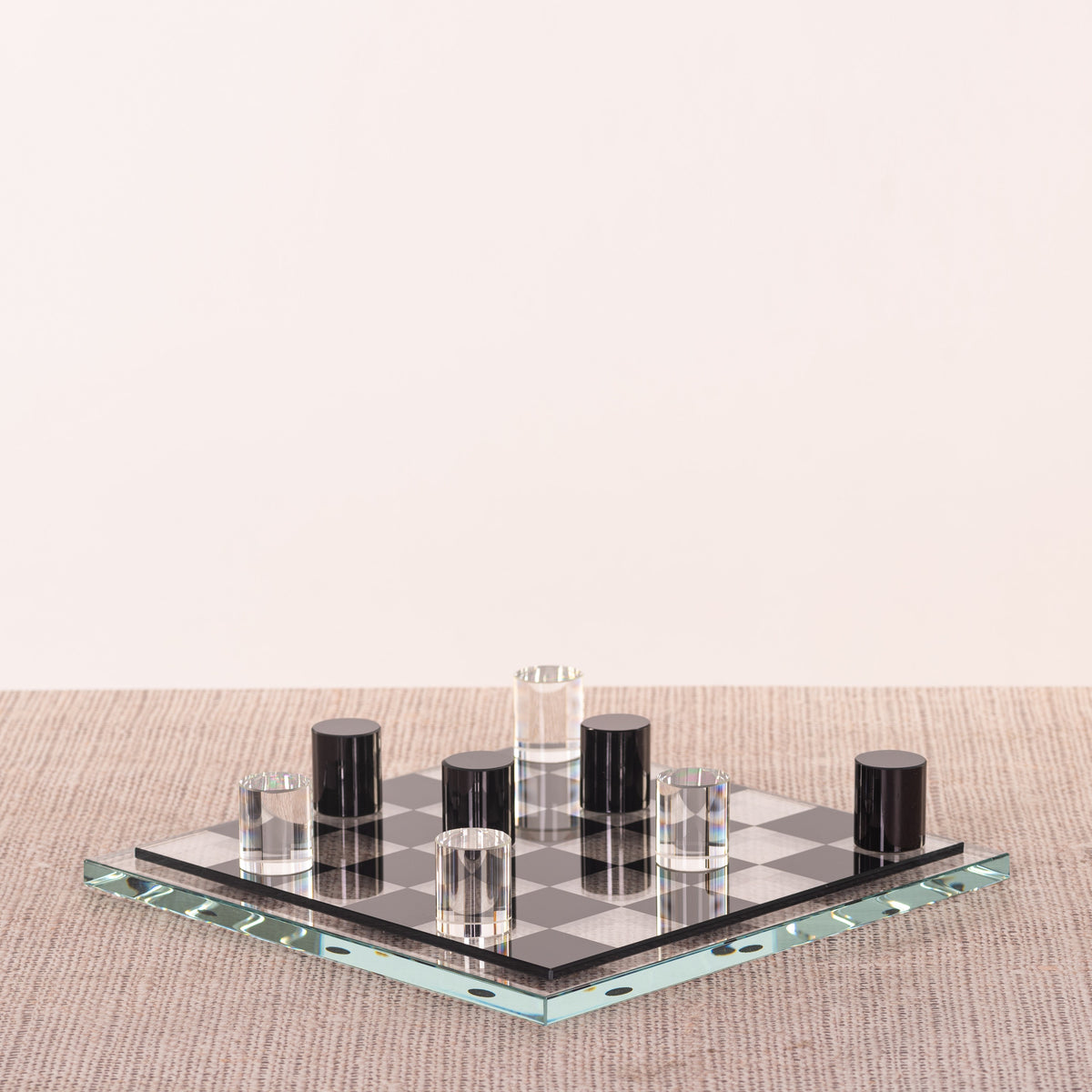 Making Moves (Clear, Black) Glass Home Decor