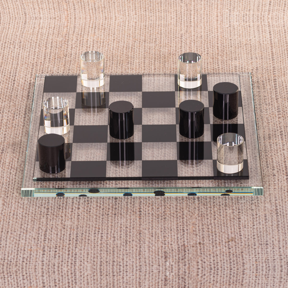 Making Moves (Clear, Black) Glass Home Decor