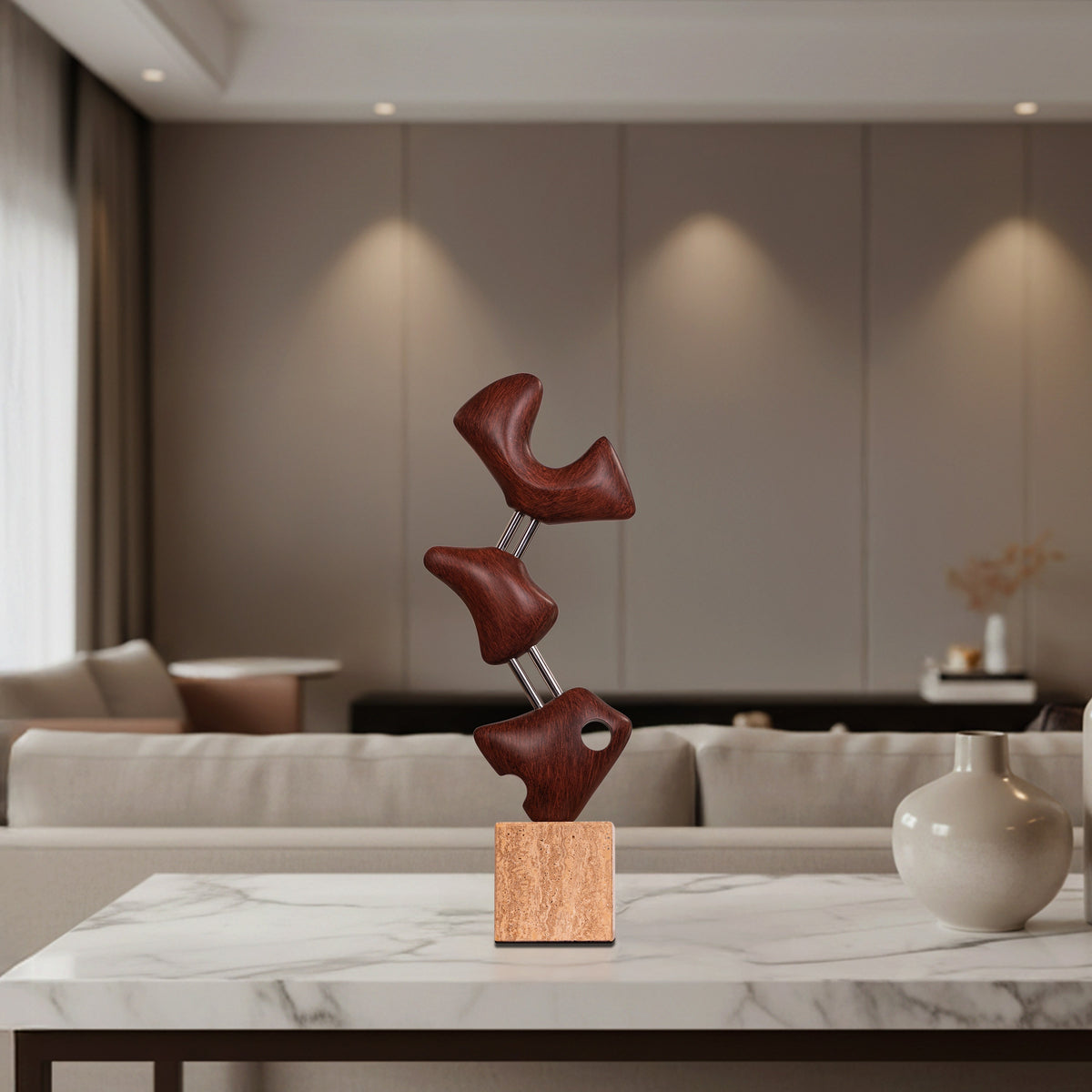 Linked Drift (Brown)  Home Decor