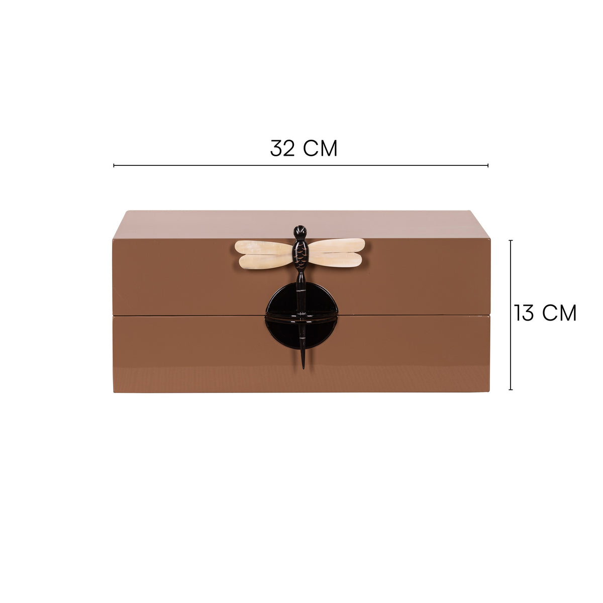 Wings Remembered (Large, Brown) Wooden Decorative Box