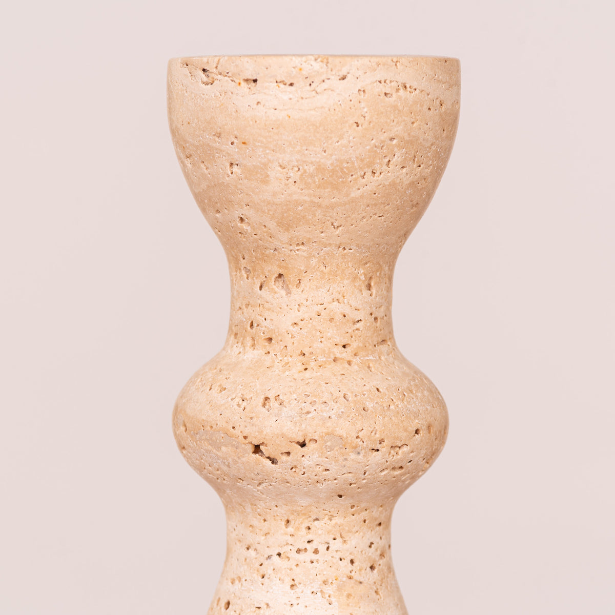 Otherly Love (Large, Beige) Marble Candle Holder