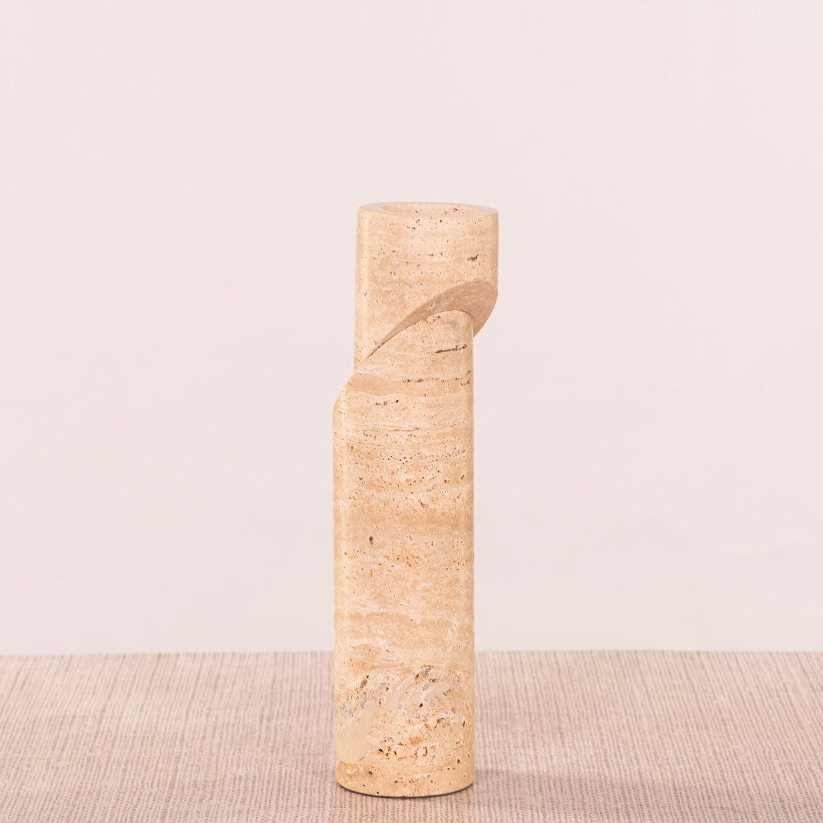 Sinkin Soon (Large, Beige) Marble Candle Holder