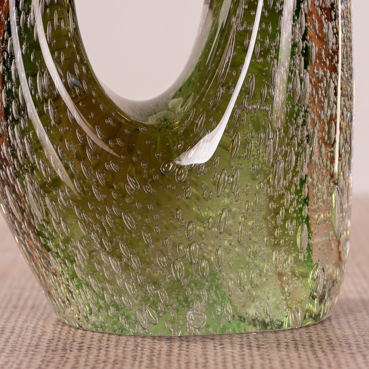 Astral Witness (Green, Brown) Handmade Glass Home Decor