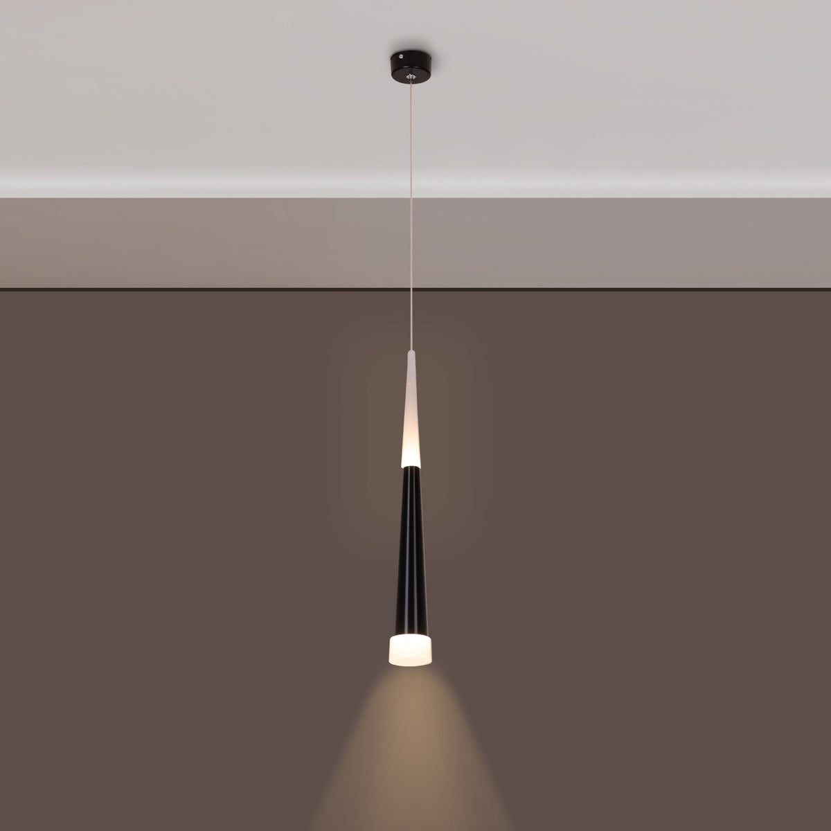Aura- 05W Black (3000K) LED Designer Series Pendant (DL01-10030)