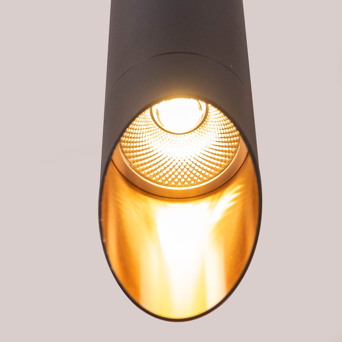 Aura- 3W Black Large (3000K) LED Designer Series Pendants (DL01-10079)