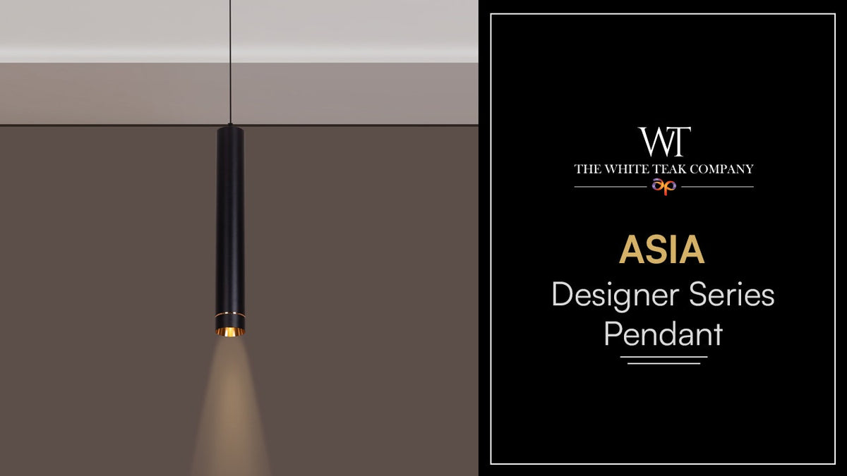 Asia- 3W Black (3000K) LED Designer Series Pendant (DL01-10097)