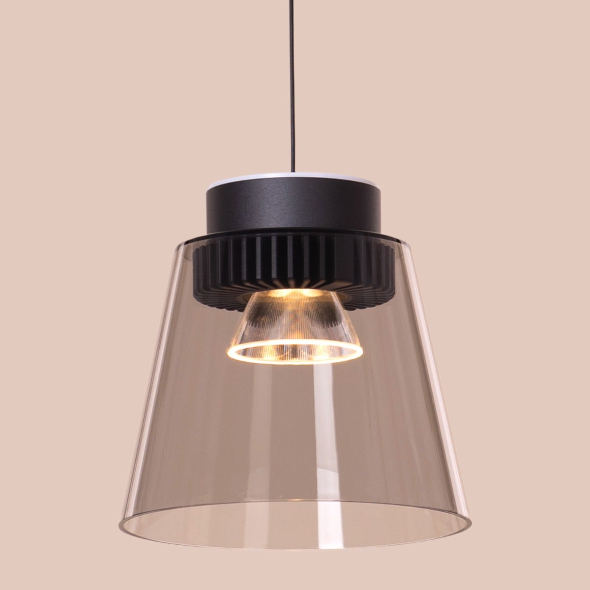 Paros- 7W Smokey Grey (3000K) LED Designer Series Pendant (DL01-10341)