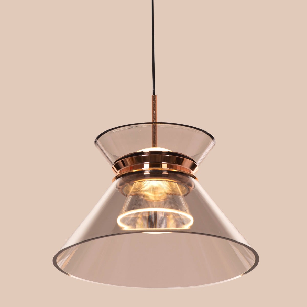 Persis- 7W Smokey Grey (3000K) LED Designer Series Pendant (DL01-10343)