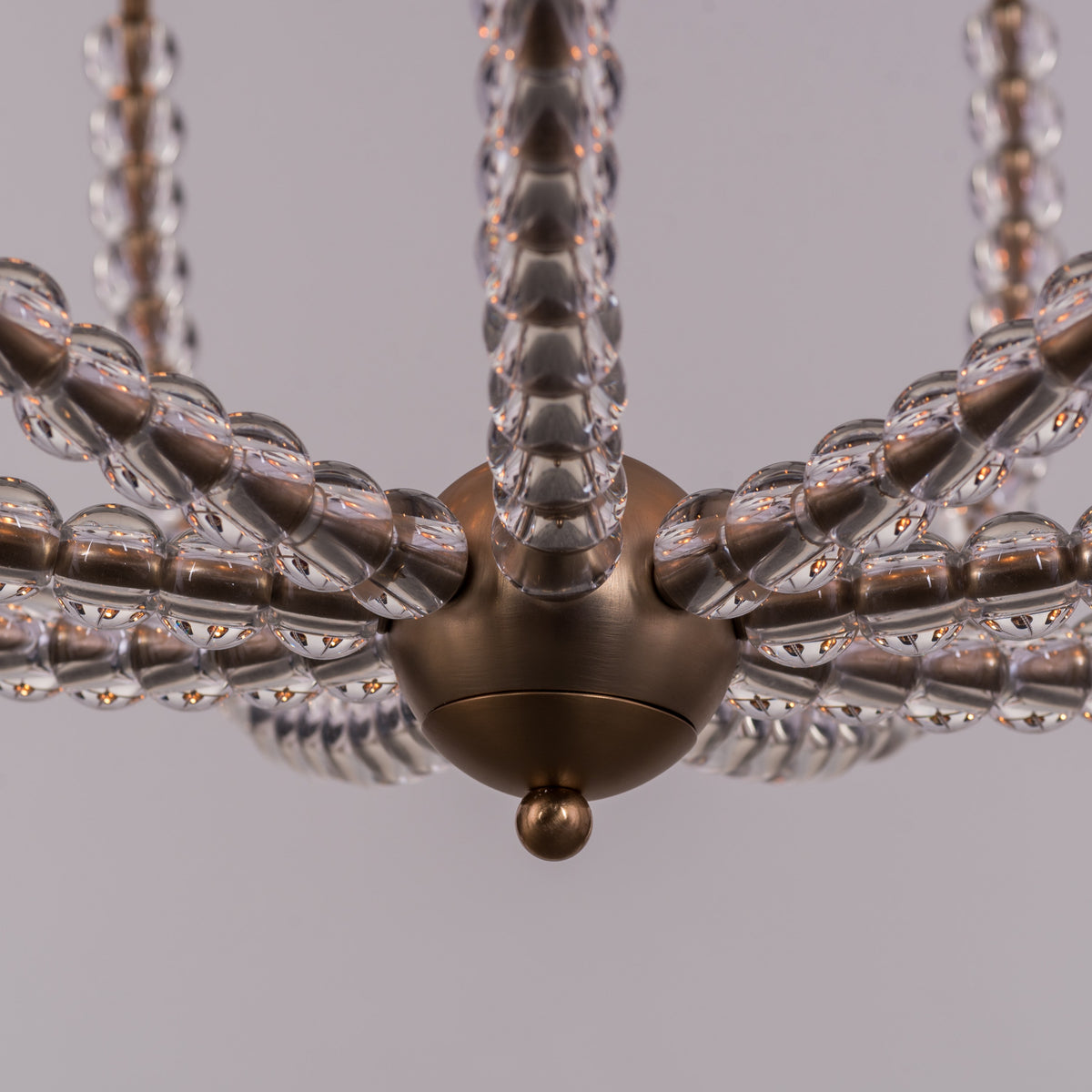 King's Gambit (Large, Gold) Crystal Chandelier