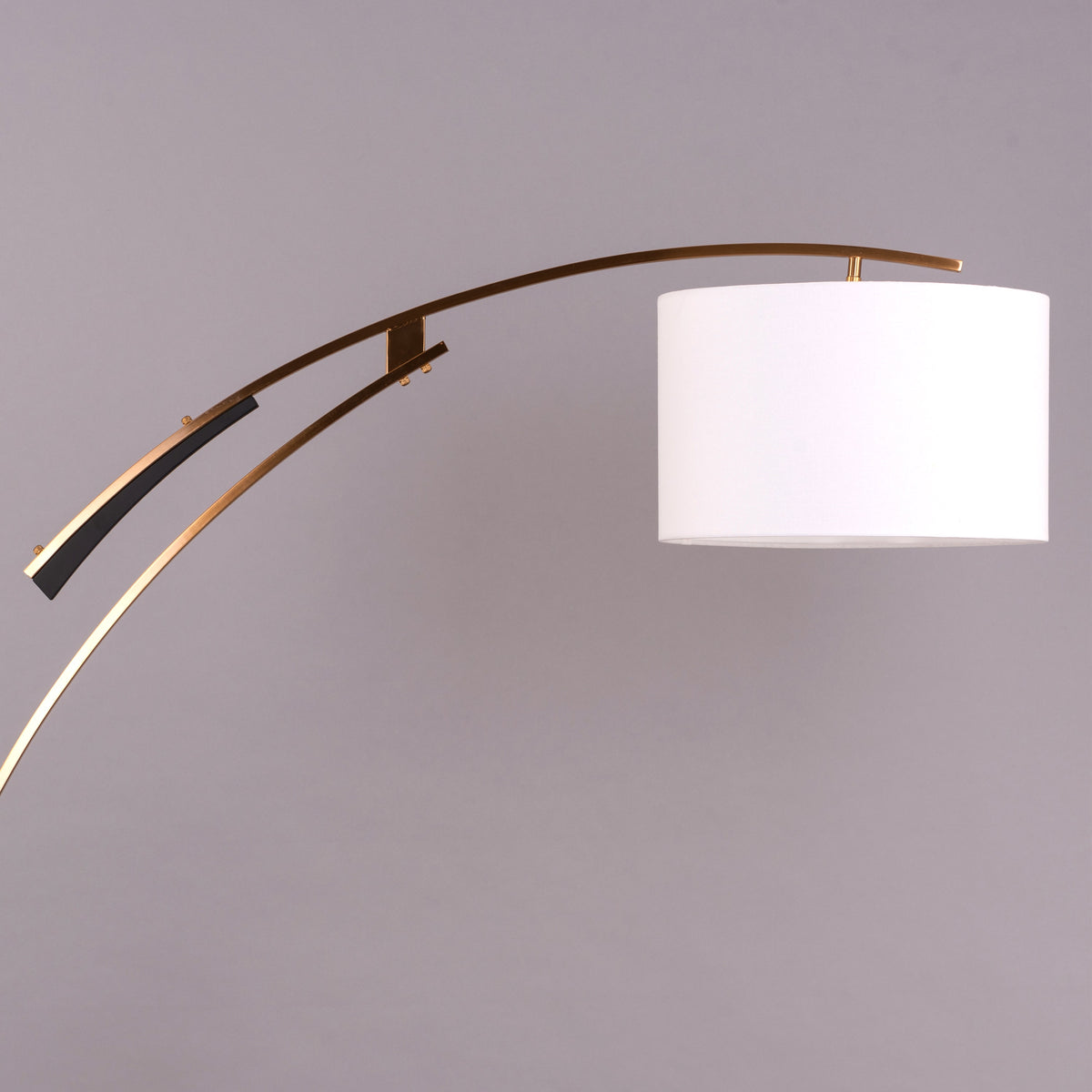 Direct Flight (Black, Gold) Floor Lamp
