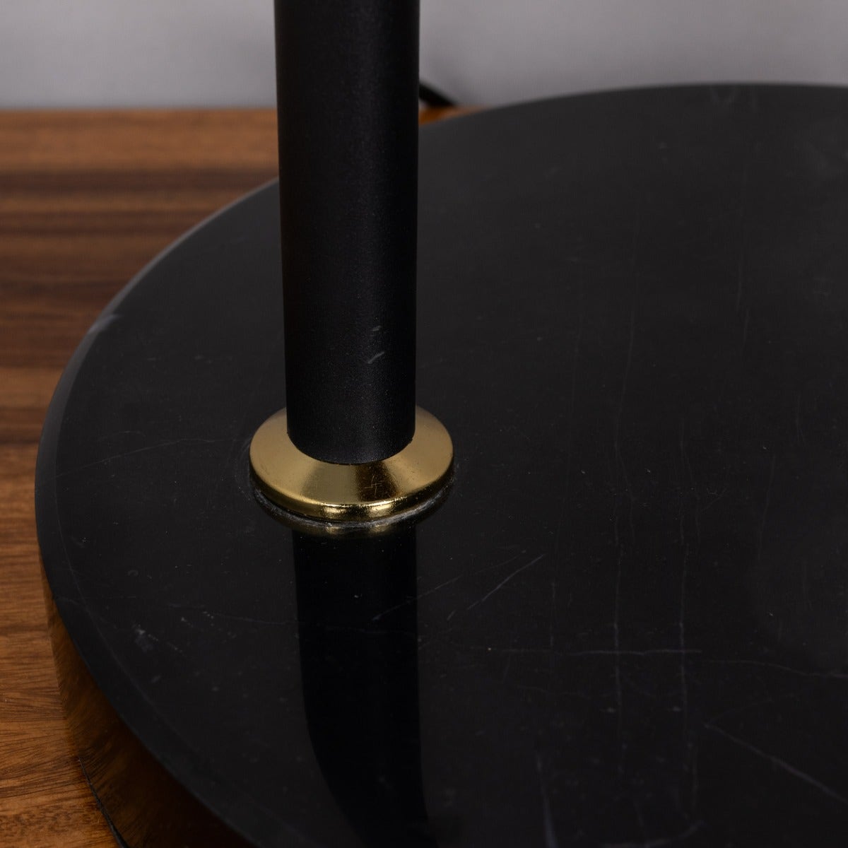 Rising Tide (Black, Gold) Marble Floor Lamp