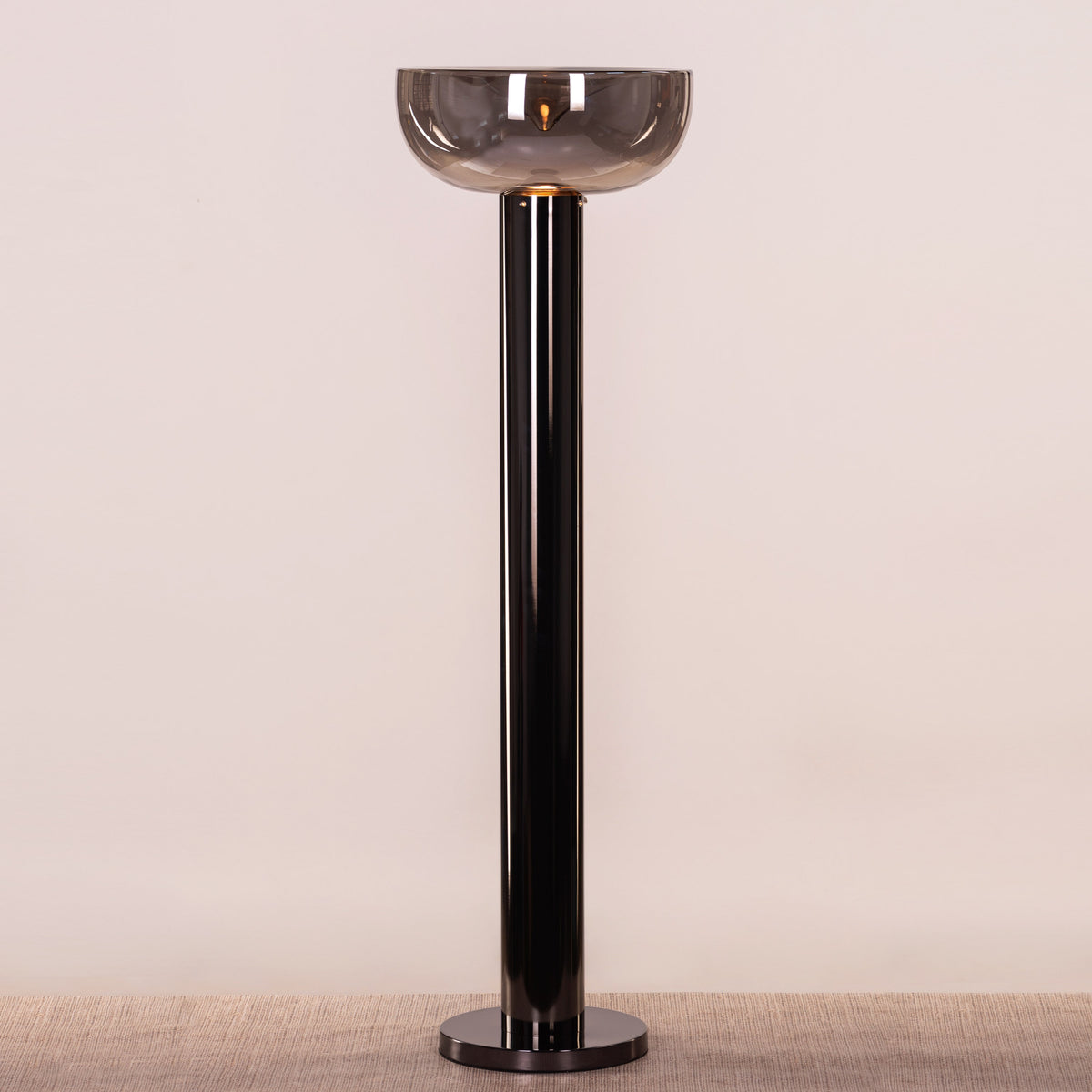 Velvet Morning (Black, Smokey Grey) Floor Lamp