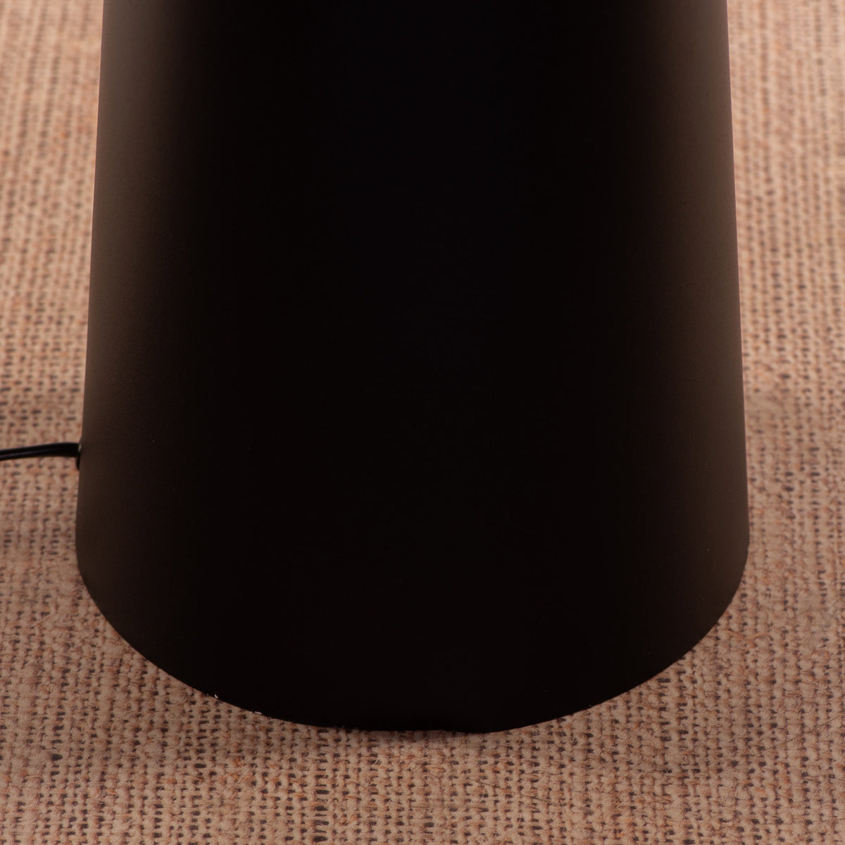 Crown Of The Dawn (Black, White) Floor Lamp