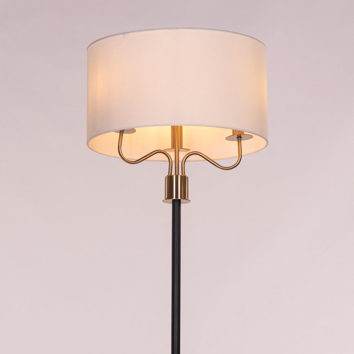 Aubrelle (Black & Gold) Marble Floor Lamp
