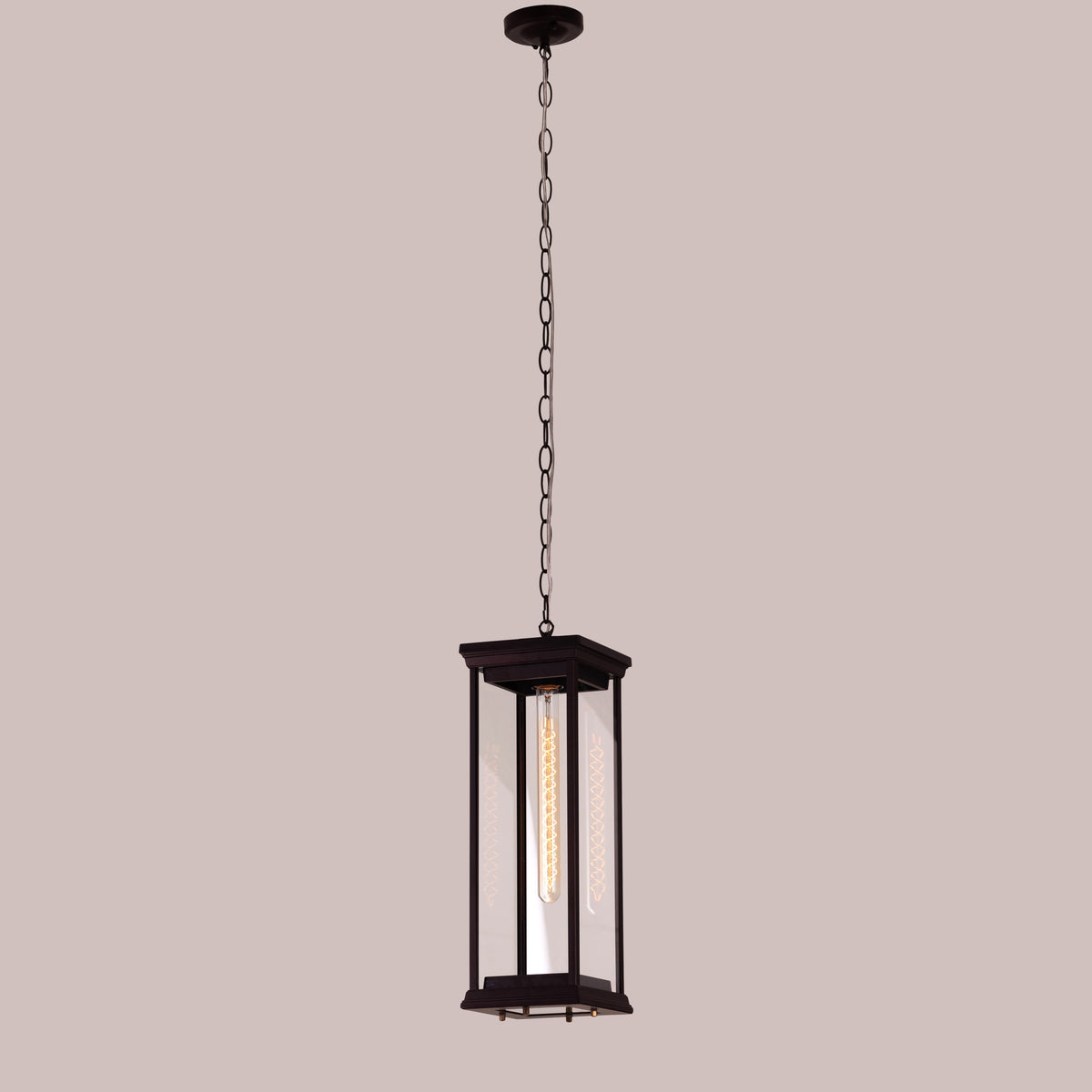 Love Letter (Black) Outdoor Pendant Light