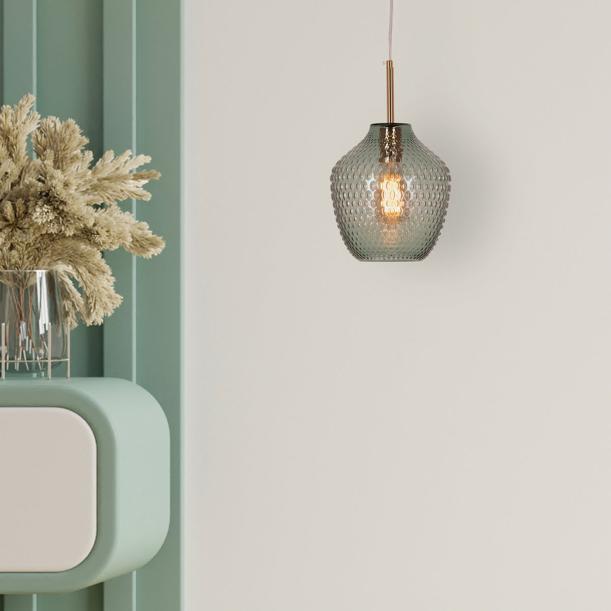 Sanctuary (Green) Glass Pendant Light