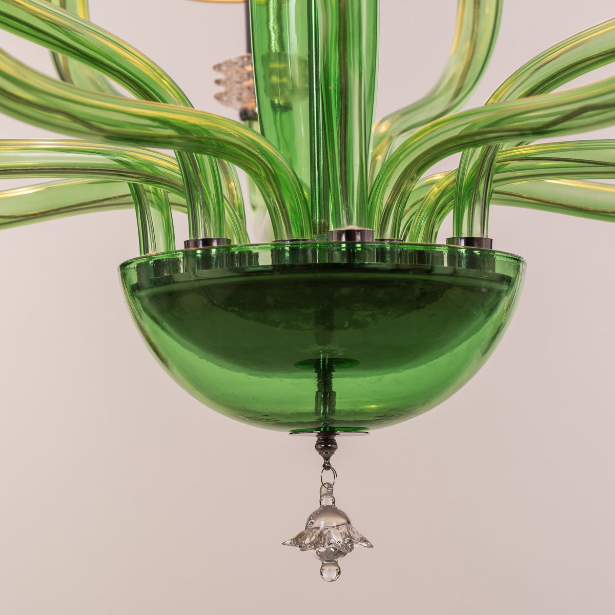 Made In Heaven (Large, Green, White) Glass Chandelier