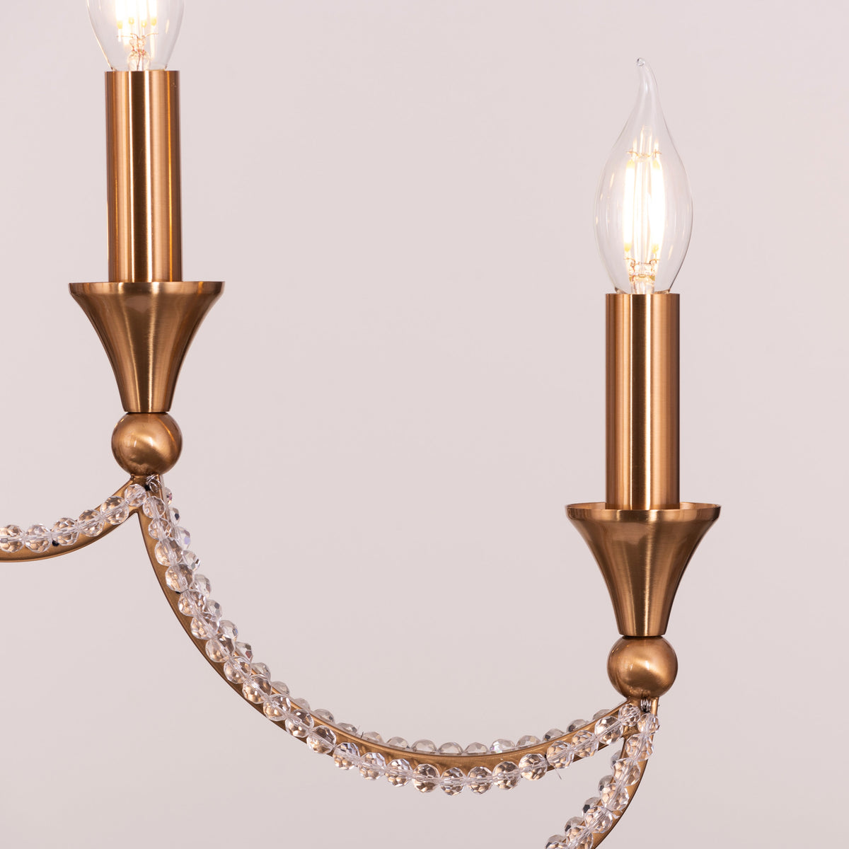 Follow Your Muse (Large, Gold) Crystal Chandelier
