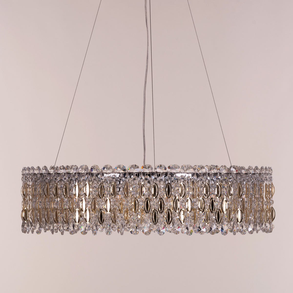 Shooting Star (Gold) Crystal Chandelier