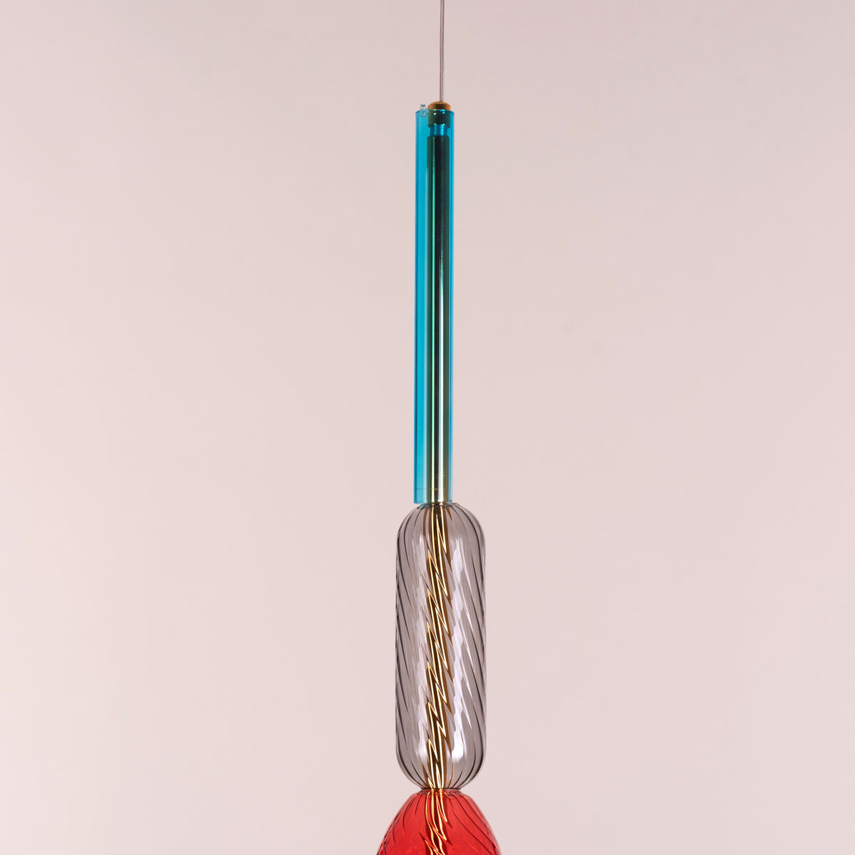 Forbidden Fruit (Green, Built-In LED) Glass Pendant Light
